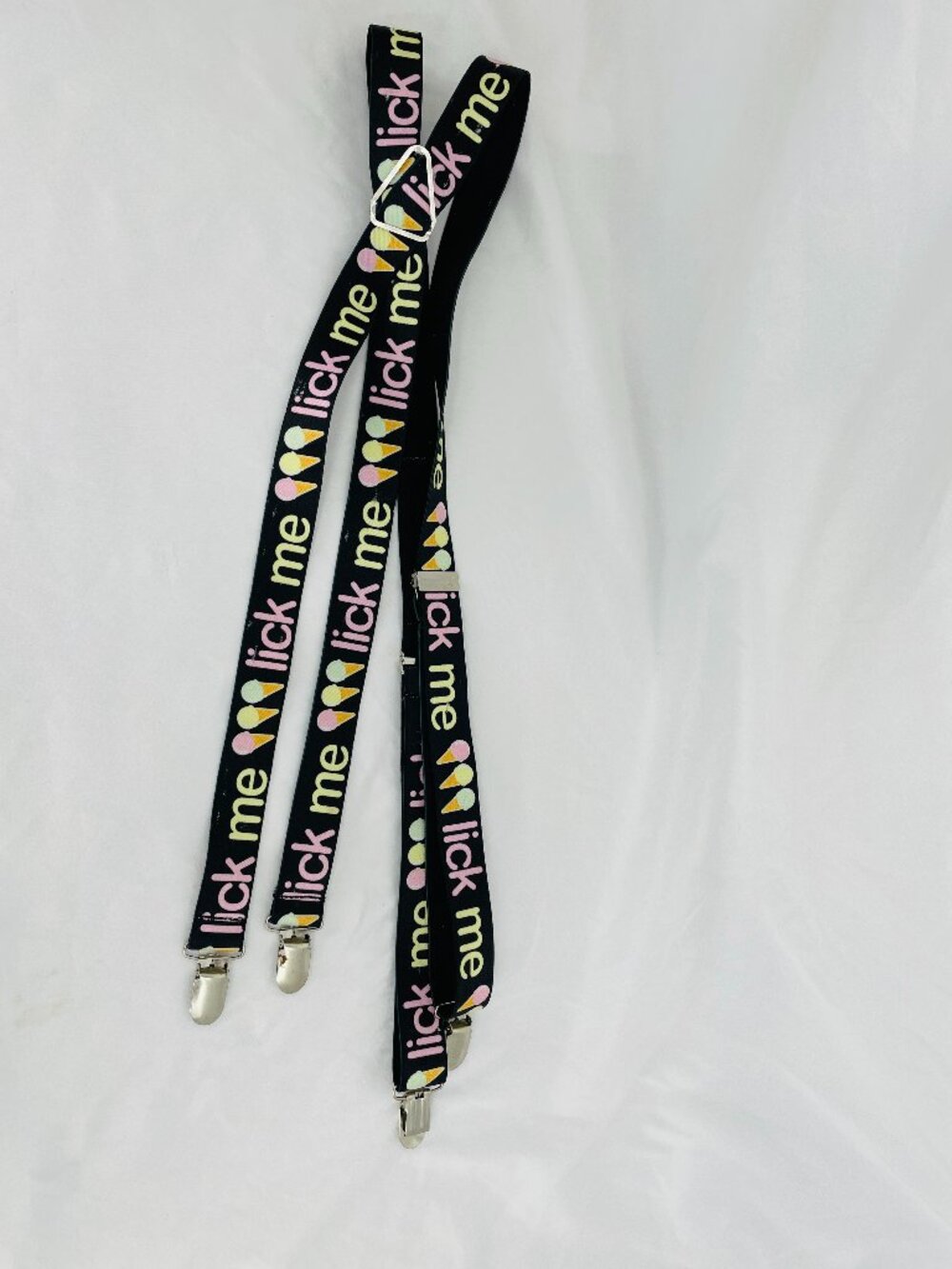 Buckle Down Black and Multi Color Ice Cream Lick Me Design